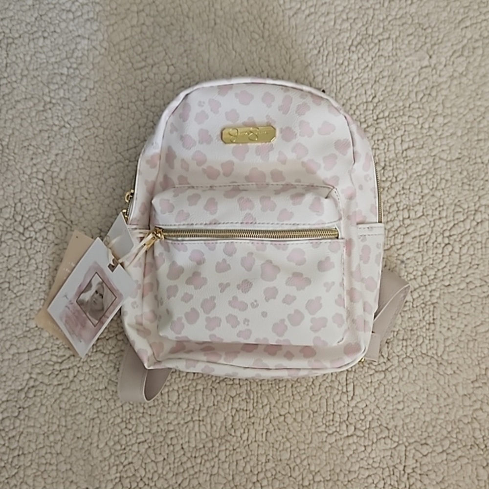 Kids Jessica Simpson animal print backpack